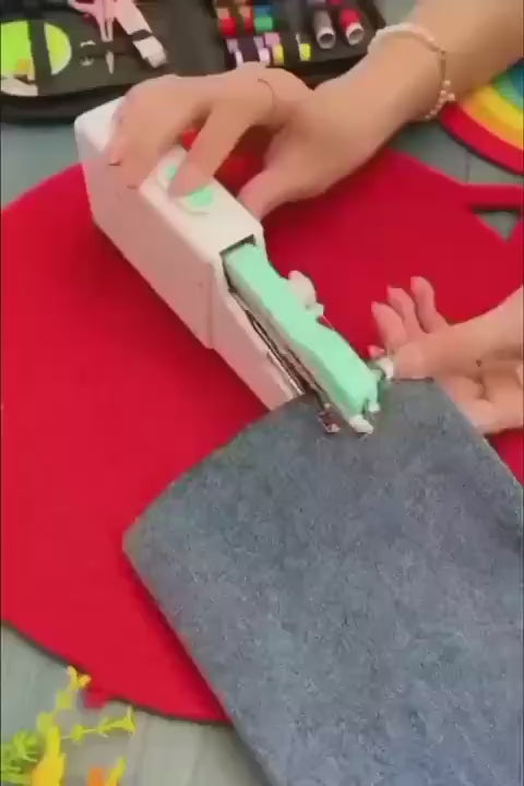 ✨ Compact White Mini Sewing Machine – Easy, Portable & Powerful Stitching Solution ✨