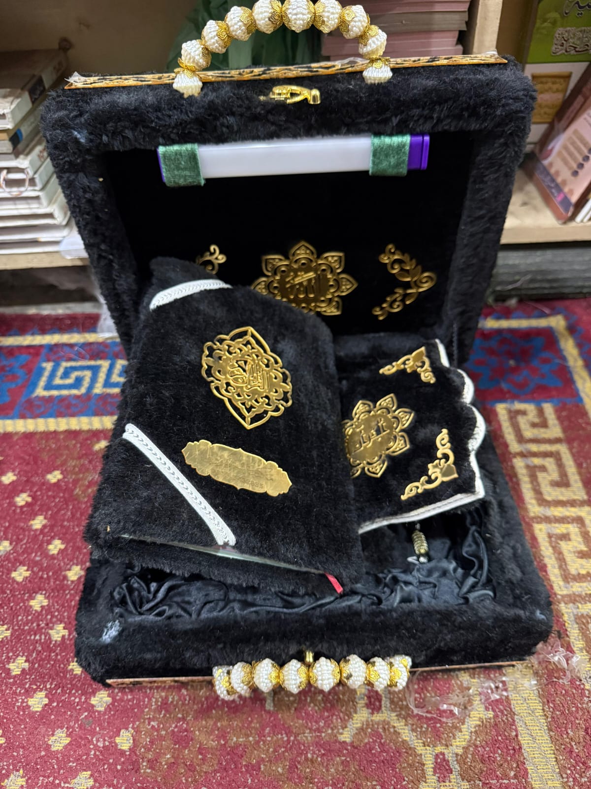Premium Quran Gift Set with Tasbeeh, Rehal, Attar, Janamaz & Elegant Gift Box – A Complete Islamic Gift for Every Occasion