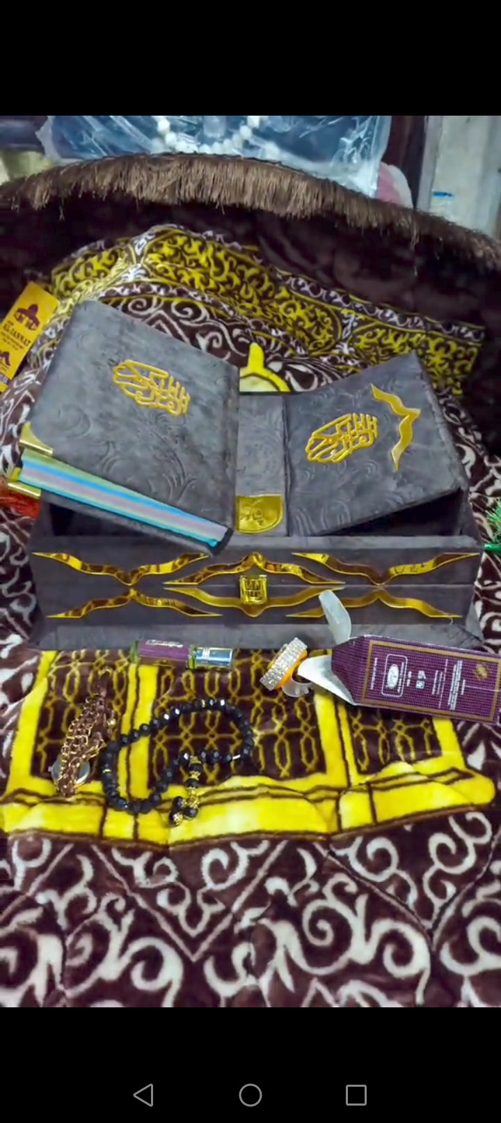 Premium Quran Gift Set with Tasbeeh, Rehal, Attar, Janamaz & Elegant Gift Box – A Complete Islamic Gift for Every Occasion