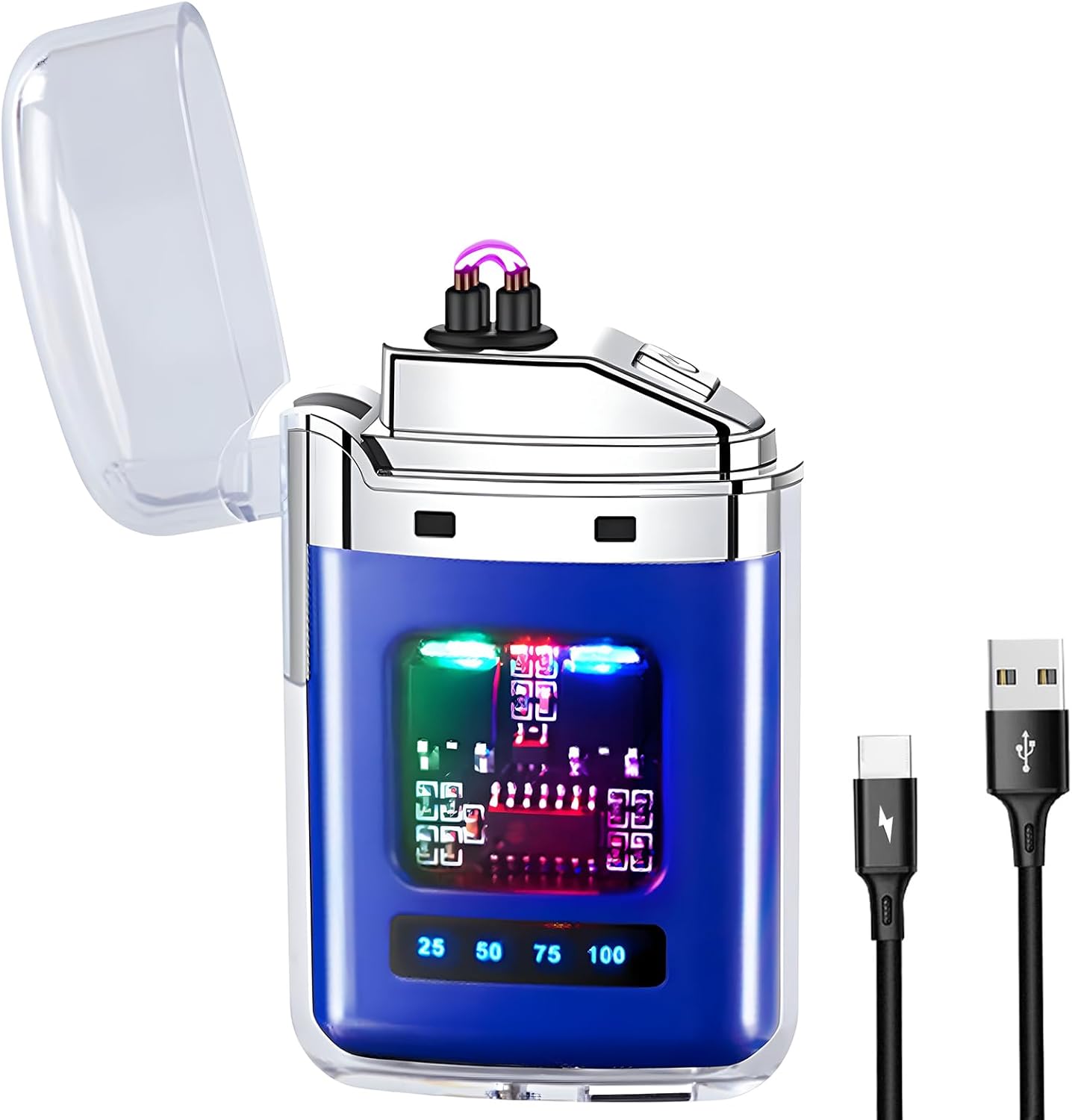 Title: Premium Rechargeable Electric Lighter – Windproof, Flameless & Eco-Friendly