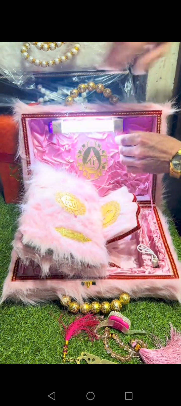 Premium Quran Gift Set with Tasbeeh, Rehal, Attar, Janamaz & Elegant Gift Box – A Complete Islamic Gift for Every Occasion