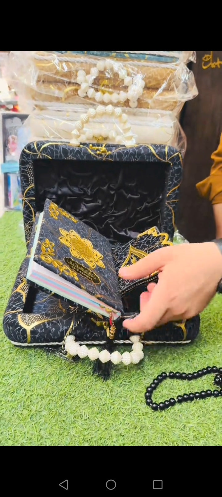 Premium Quran Gift Set with Tasbeeh, Rehal, Attar, Janamaz & Elegant Gift Box – A Complete Islamic Gift for Every Occasion