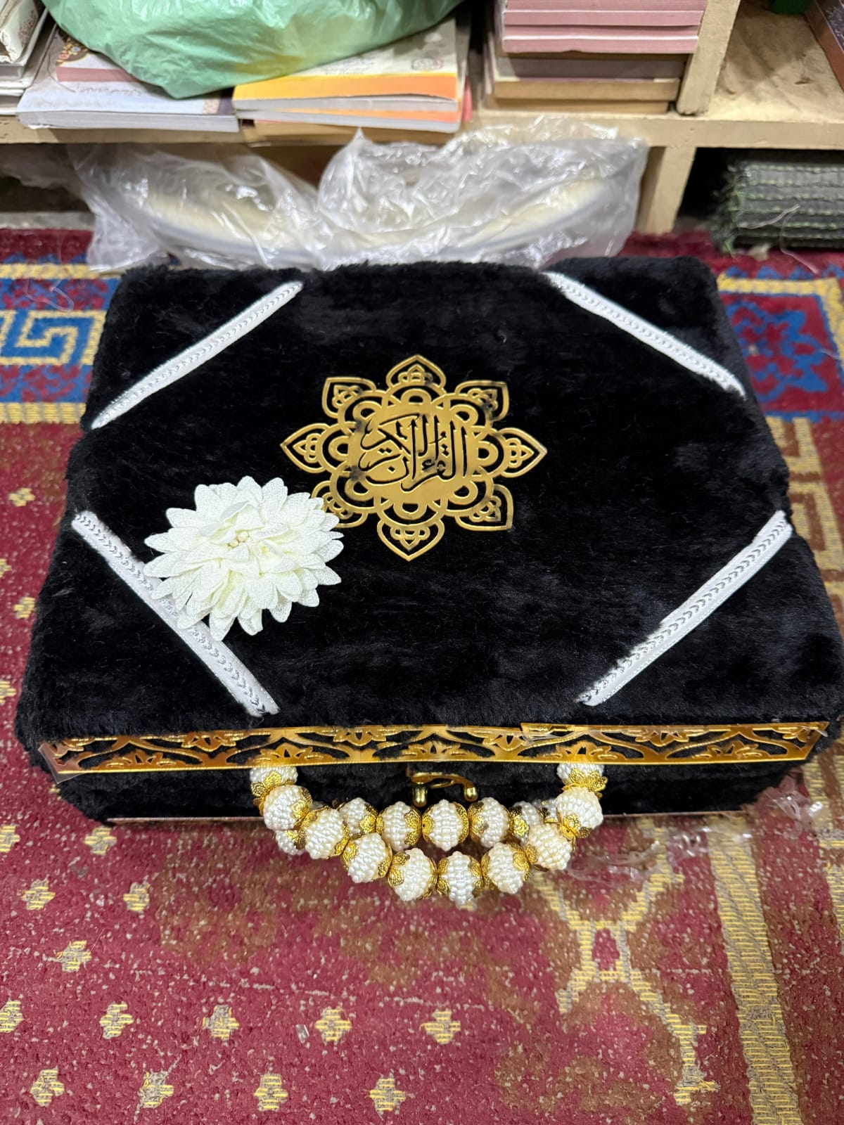 Premium Quran Gift Set with Tasbeeh, Rehal, Attar, Janamaz & Elegant Gift Box – A Complete Islamic Gift for Every Occasion