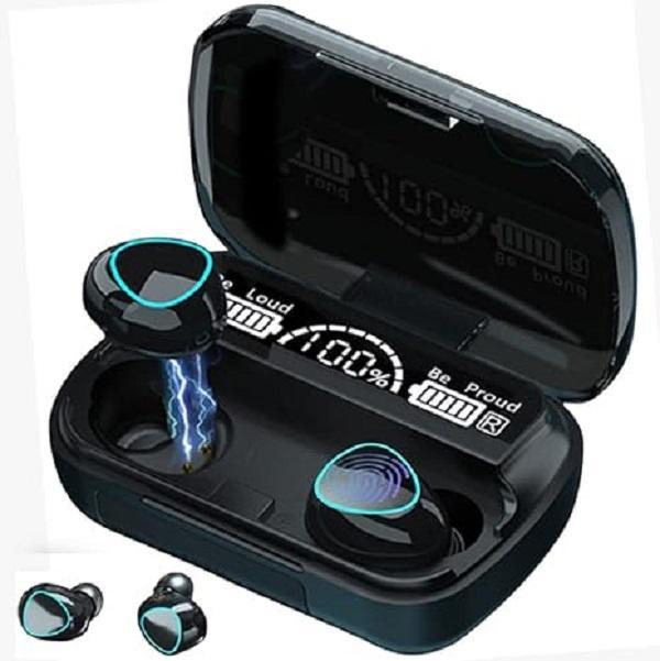 9D HiFi Sound Wireless Bluetooth 5.1 Earbuds – Waterproof & Noise Cancelling