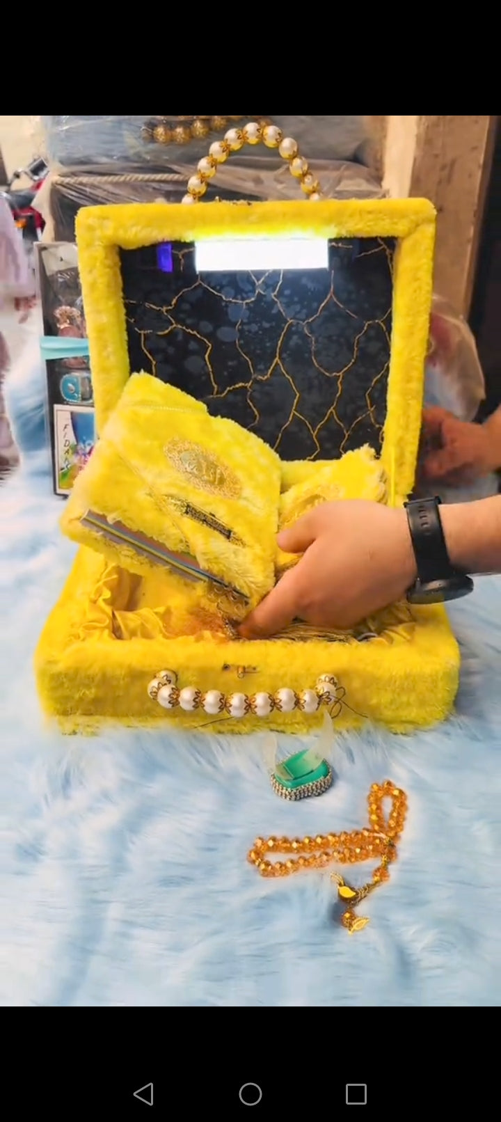 Premium Quran Gift Set with Tasbeeh, Rehal, Attar, Janamaz & Elegant Gift Box – A Complete Islamic Gift for Every Occasion