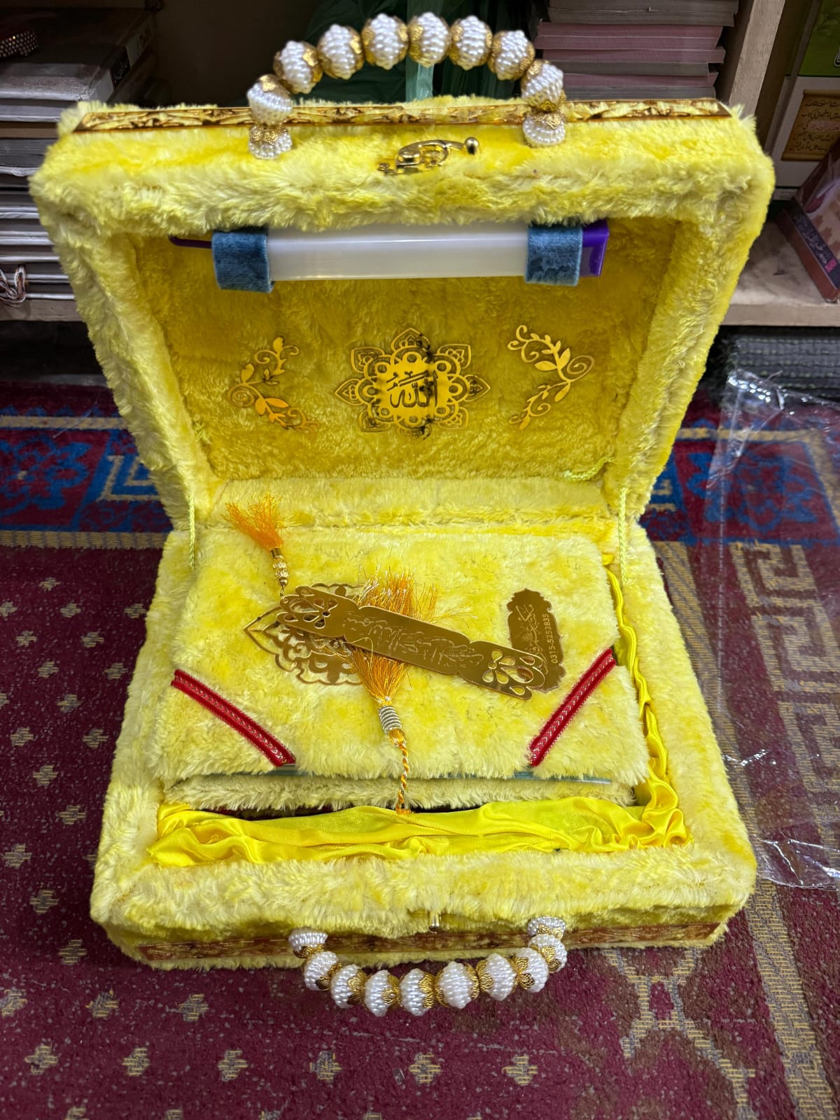 Premium Quran Gift Set with Tasbeeh, Rehal, Attar, Janamaz & Elegant Gift Box – A Complete Islamic Gift for Every Occasion