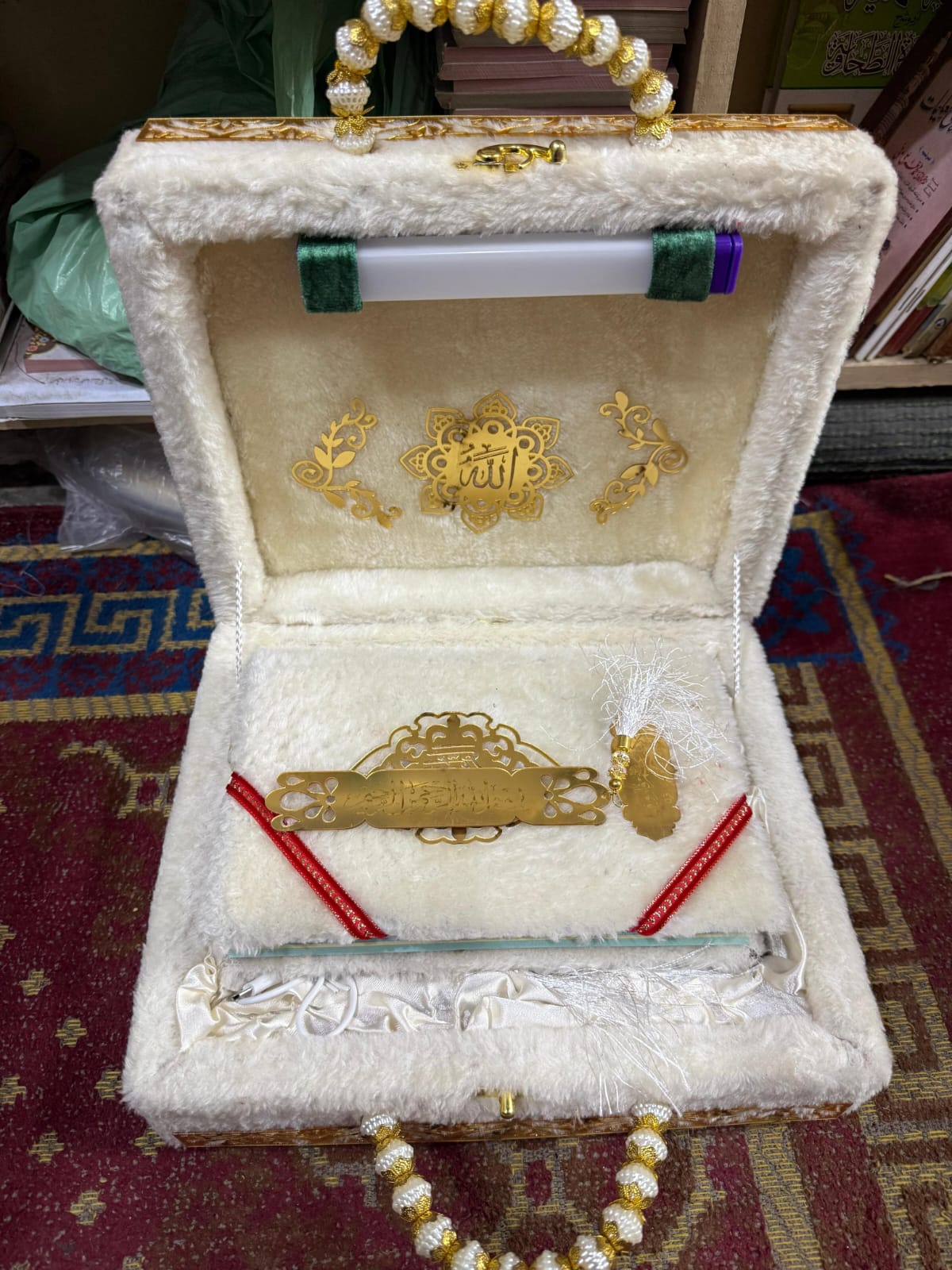 Premium Quran Gift Set with Tasbeeh, Rehal, Attar, Janamaz & Elegant Gift Box – A Complete Islamic Gift for Every Occasion