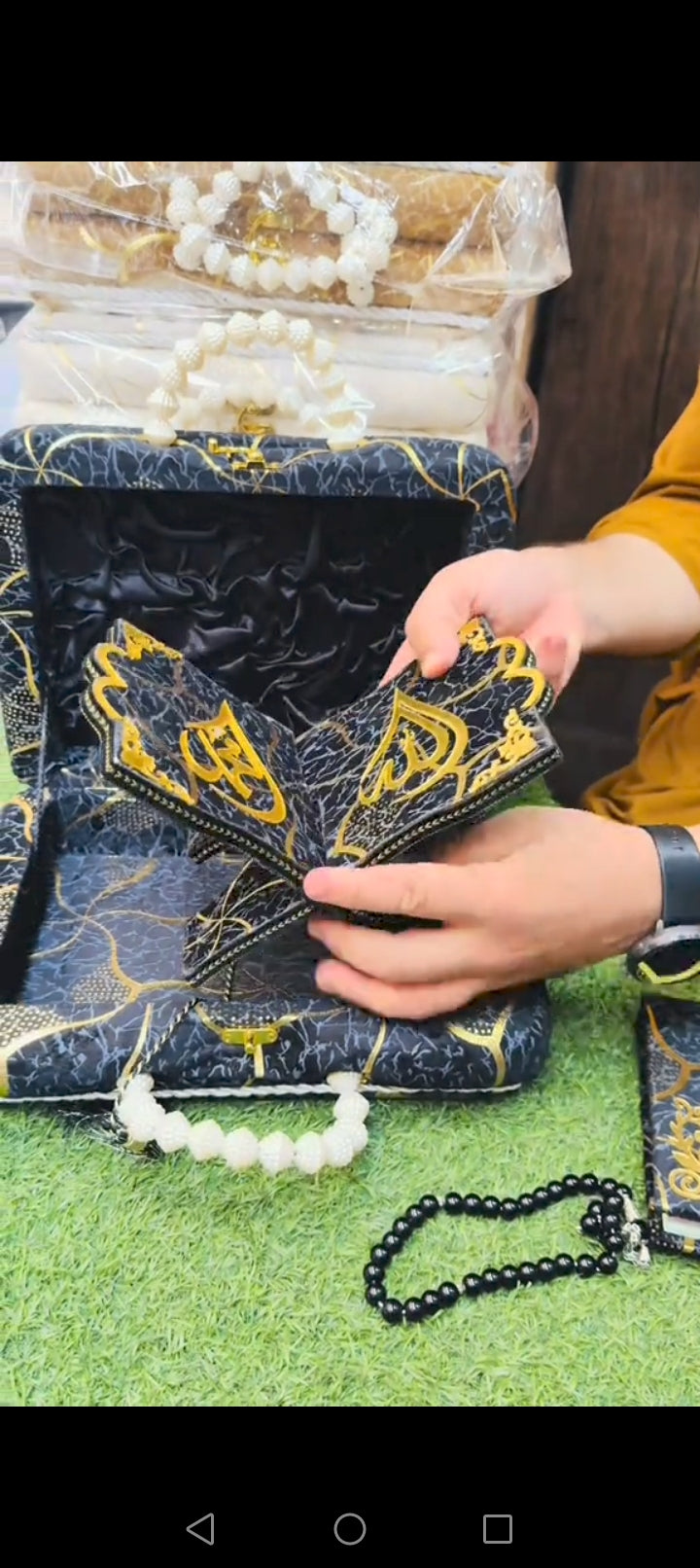 Premium Quran Gift Set with Tasbeeh, Rehal, Attar, Janamaz & Elegant Gift Box – A Complete Islamic Gift for Every Occasion